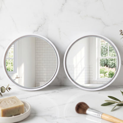 Wide Angle Blind Spot Mirror Round Convex HD Stick On Car Side Mirror (2 Pc Set)