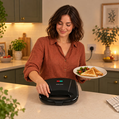 Electric Sandwich Toaster for Kitchen, Non-Stick Grill Sandwich Maker (1 Pc)