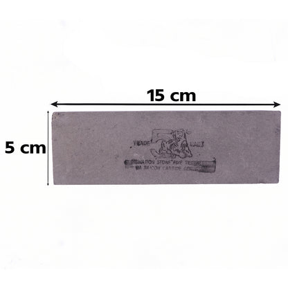 Manual knife sharpening stone for a keen cutting edge