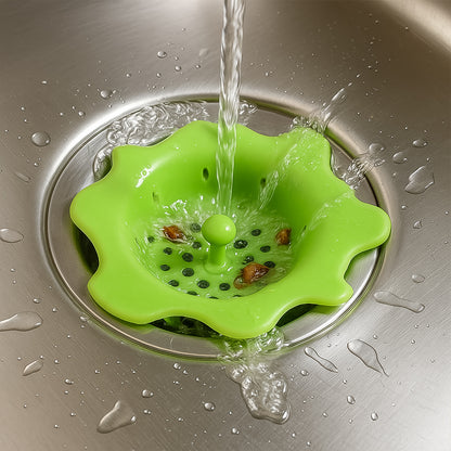 Flexible Silicone Sink Strainer & Drain Hair Catcher