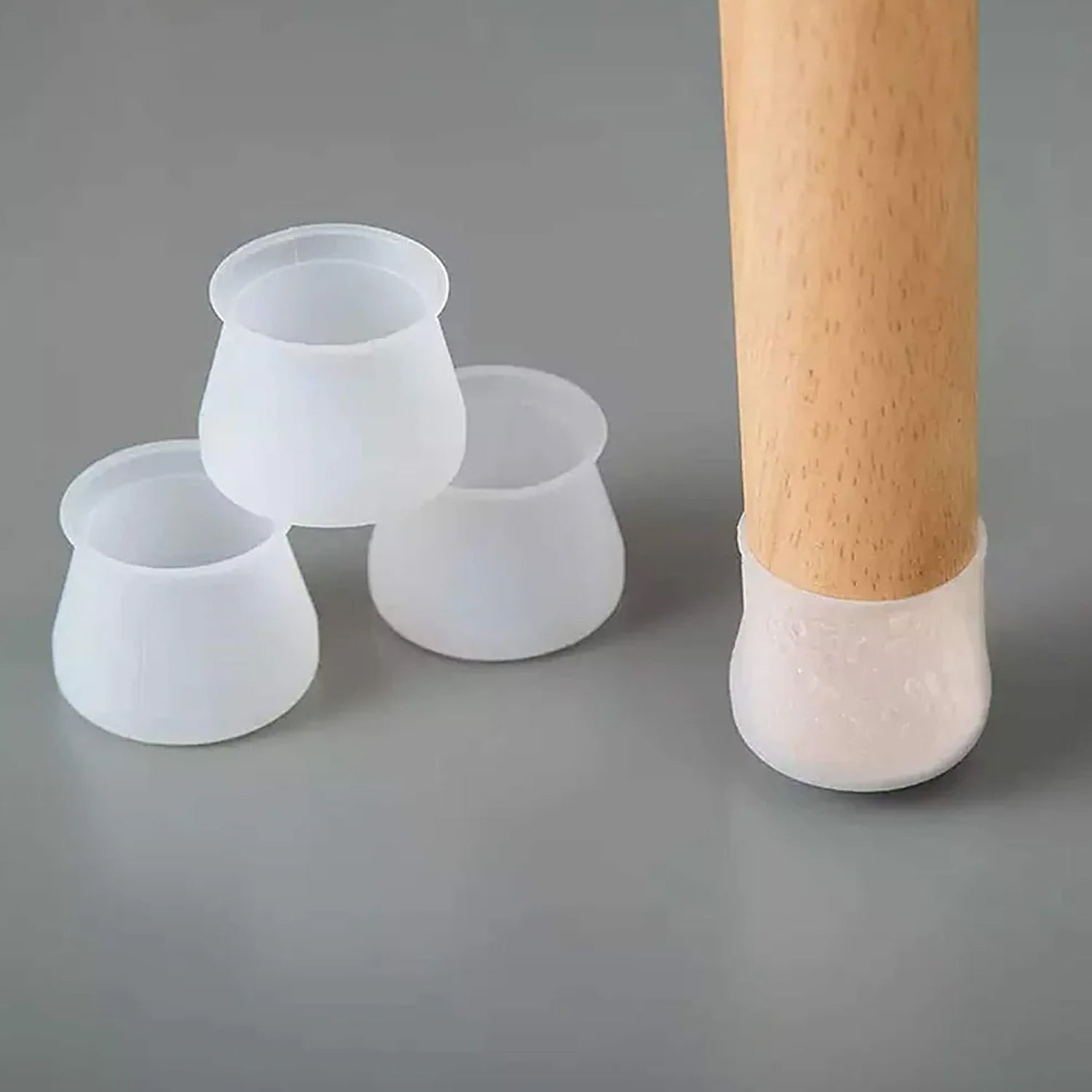 Premium Silicone Furniture Feet Pads (4 Pc Set / Mix Color)