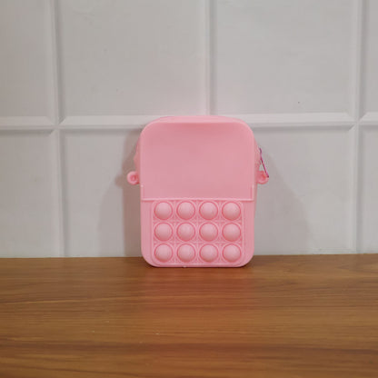 Kids Pop It Fidget Shoulder Bag (1 Pc)