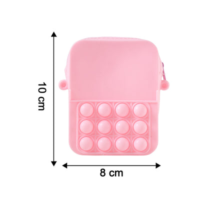 Kids Pop It Fidget Shoulder Bag (1 Pc)