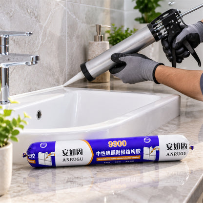 Waterproof Silicone Sealant 590ML for Flexible Gap Repair