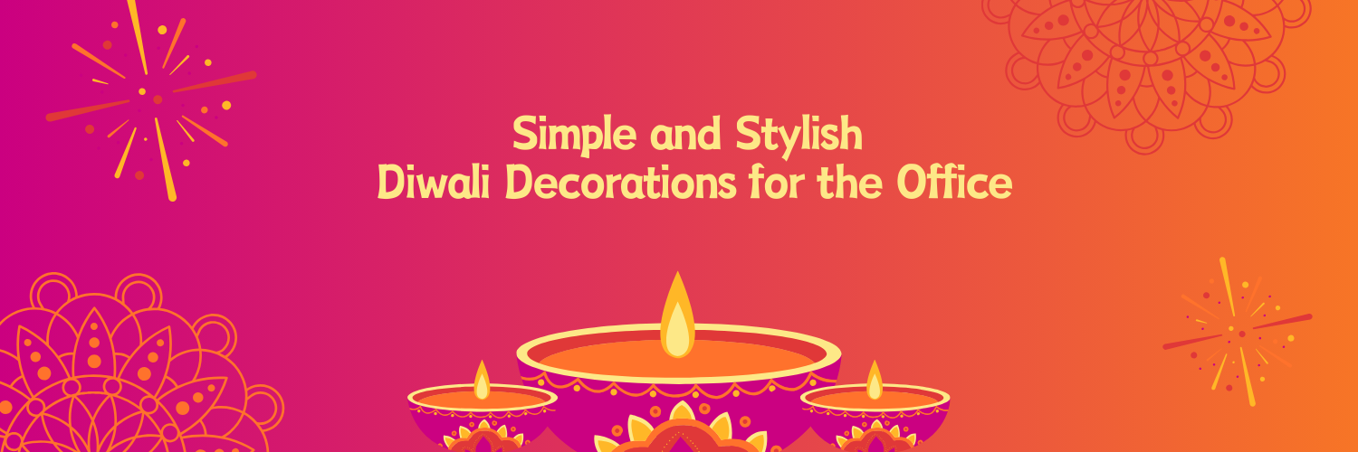 Simple and Stylish Diwali Decorations for the Office