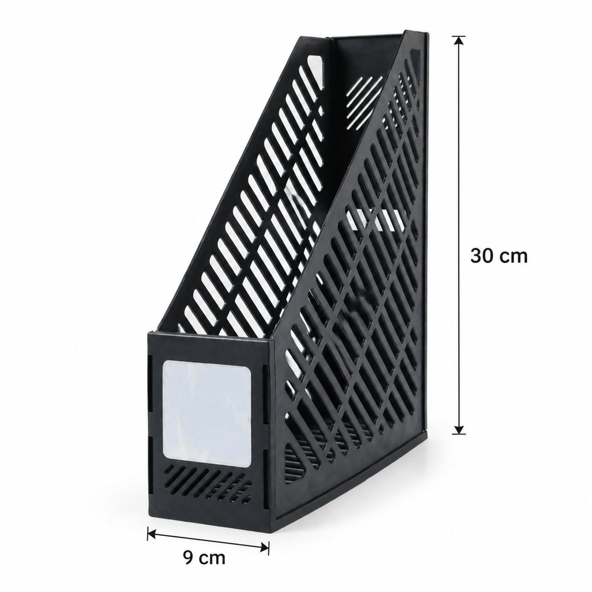 single compartment plastic desk document stand file organizer