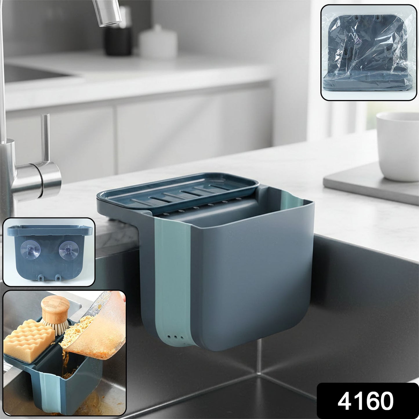 Plastic sink caddy organizer