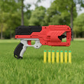 6-Dart Slam-Fire Toy Gun – Rotating Drum & Long-Range Power