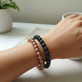 Black & Gold Combo Bracelet – Stylish Unisex Accessory