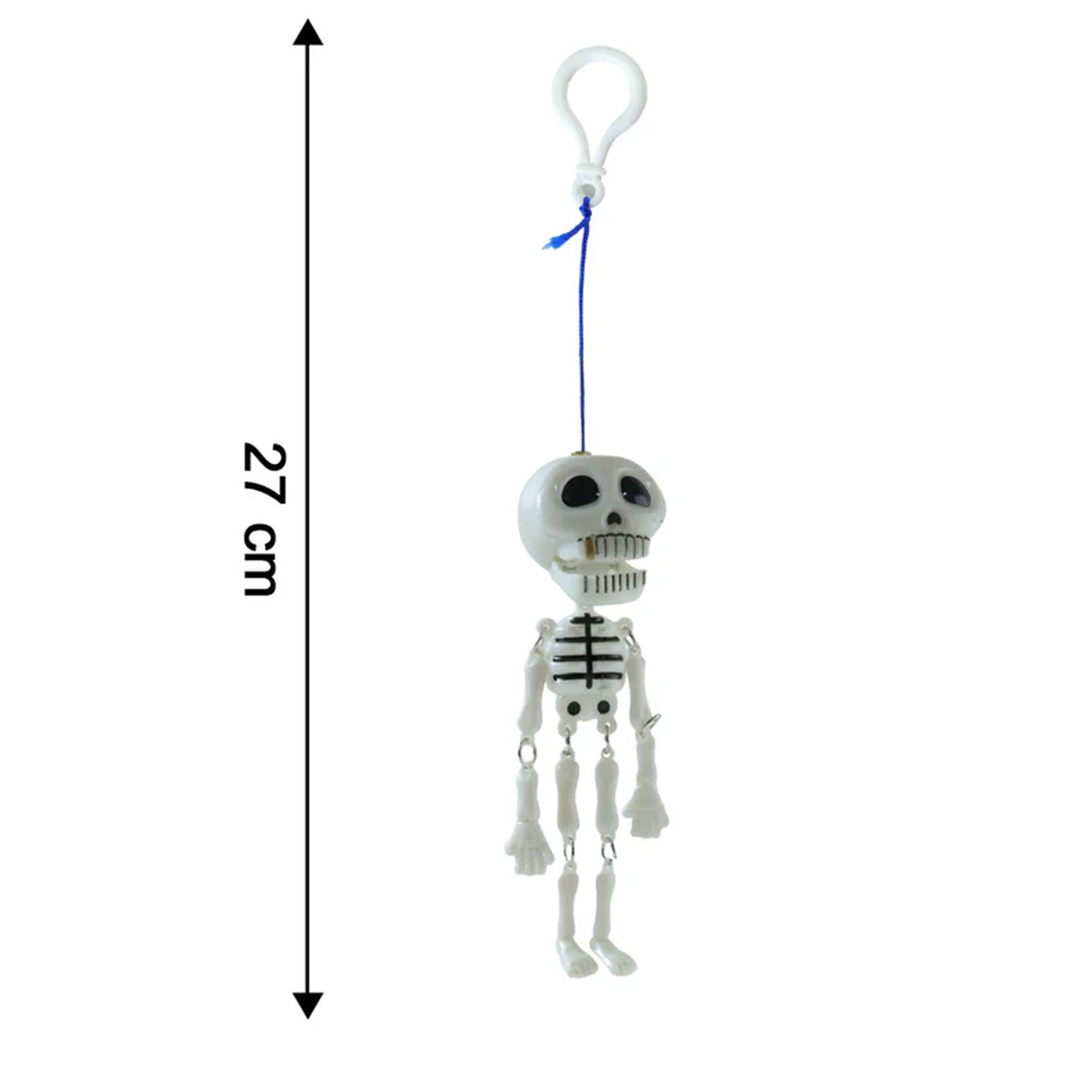 hanging skeleton keychain