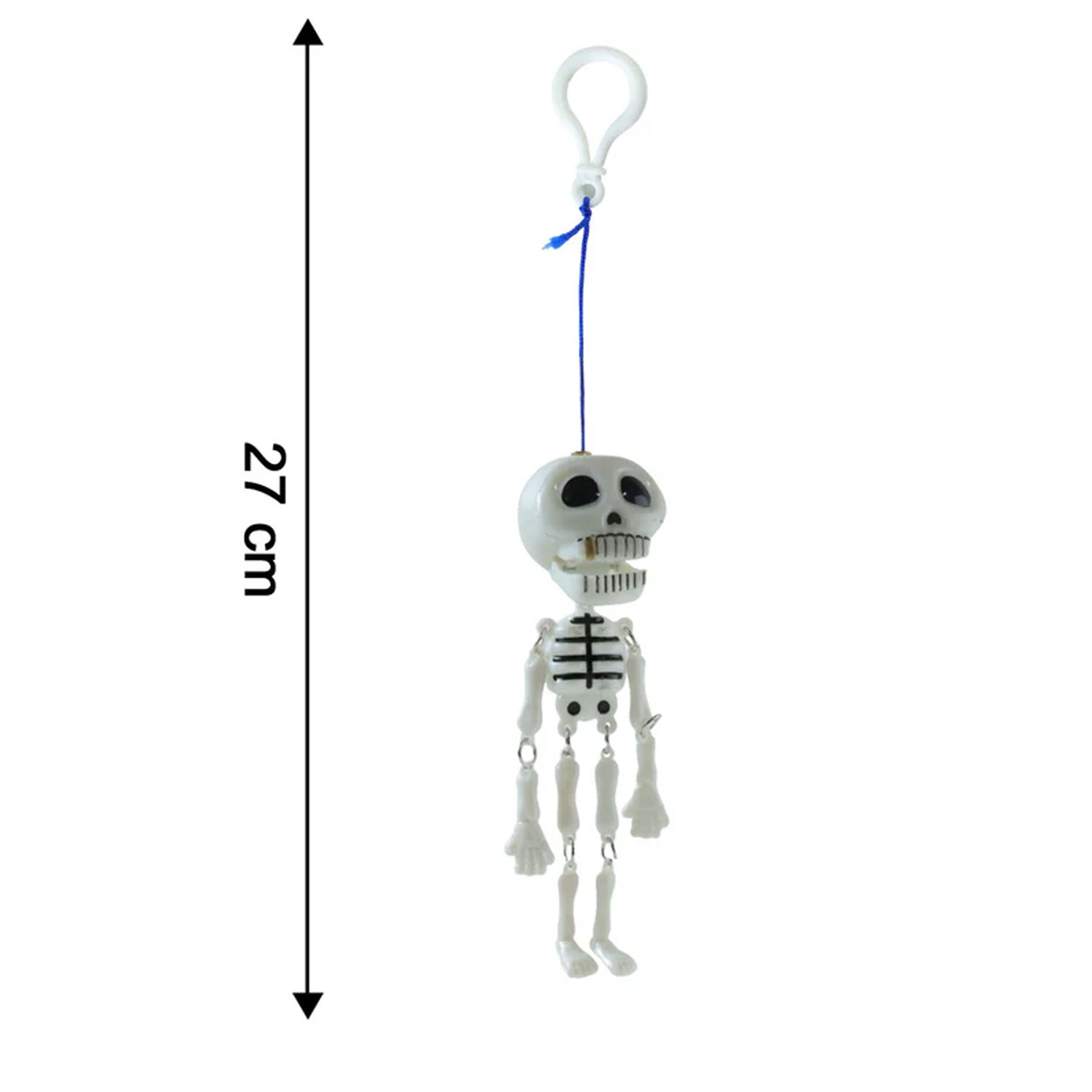 hanging skeleton keychain