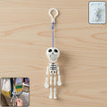 Skeleton Doll Keychain – Fun Hanging Clip-On Bag Charm