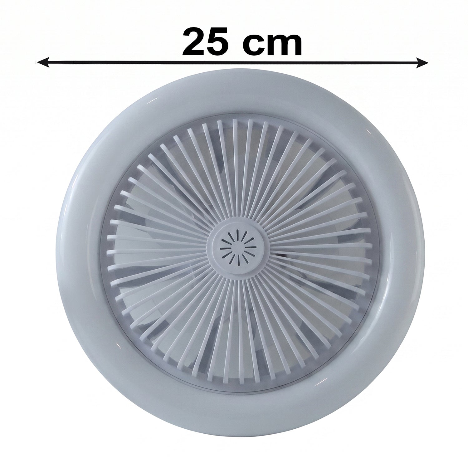 2 In 1 LED Ceiling Fan with Light for Bedroom Living Room E27 Base (1 Set)