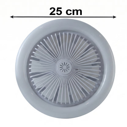 2 In 1 LED Ceiling Fan with Light for Bedroom Living Room E27 Base (1 Set)