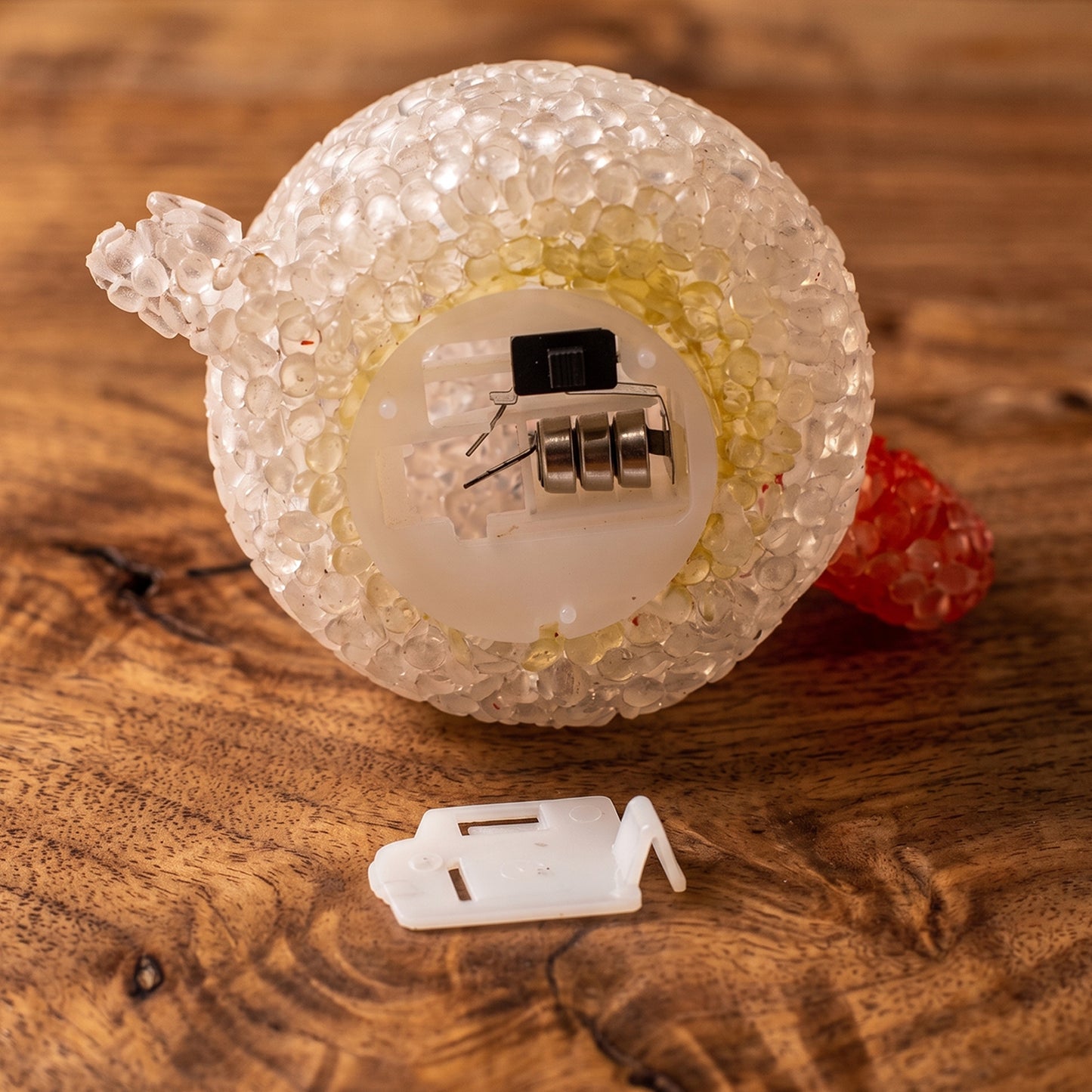 Cartoon Chick Shape LED Night Lamp Crystal Texture Warm Glow (1 Pc)