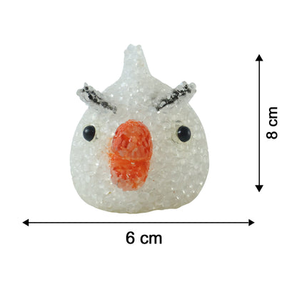 Cartoon Chick Shape LED Night Lamp Crystal Texture Warm Glow (1 Pc)