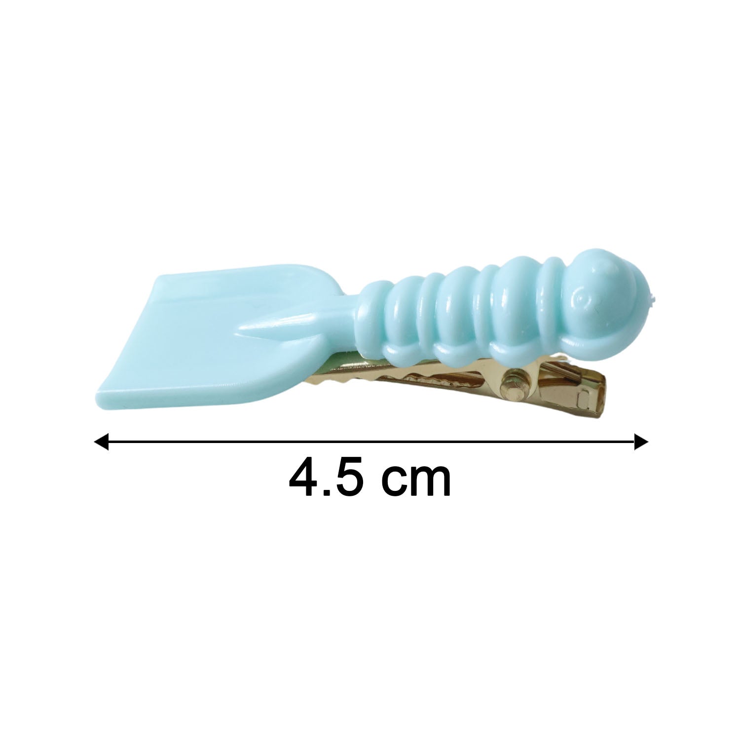 Cute Mini Spade & Leaf Shape Hair Clip Set (2 Pc)