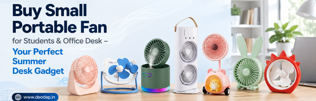 Buy Small Portable Fan for Students & Office Desk – Your Perfect Summer Desk Gadget