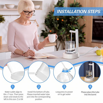 Smart Table Water Dispenser packaging and contents