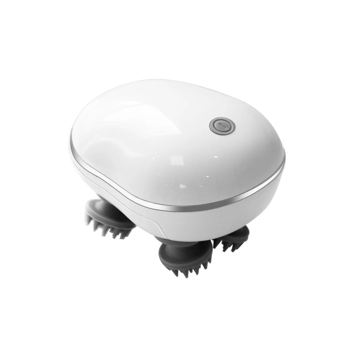 Smart Electric Scalp Massager charging with USB cable