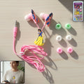 Cartoon Style Wired In-Ear Earphones – Comfortable Silicone Tips