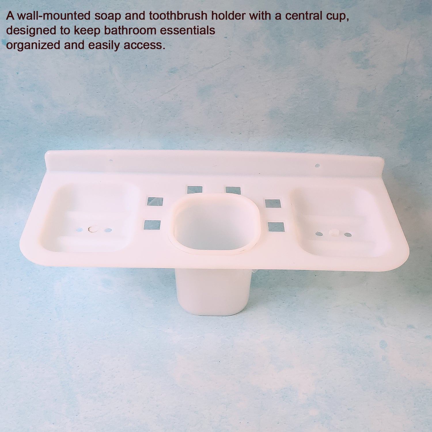 Plastic Soap Dish and plastic soap dish tray (2 Pc)