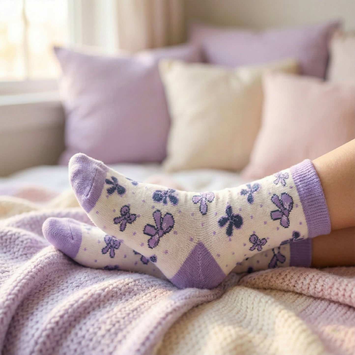 Premium Soft Light Socks (1 Pair / Medium)