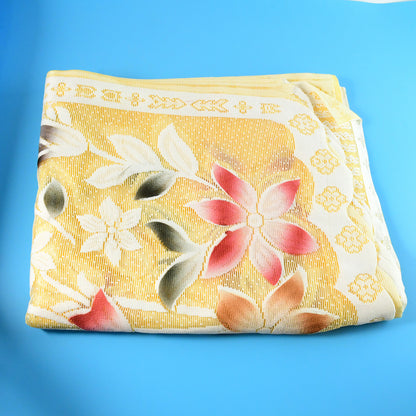 Elegant Floral Sofa Protector Cover - (1 Pc / 139x28 Inch)