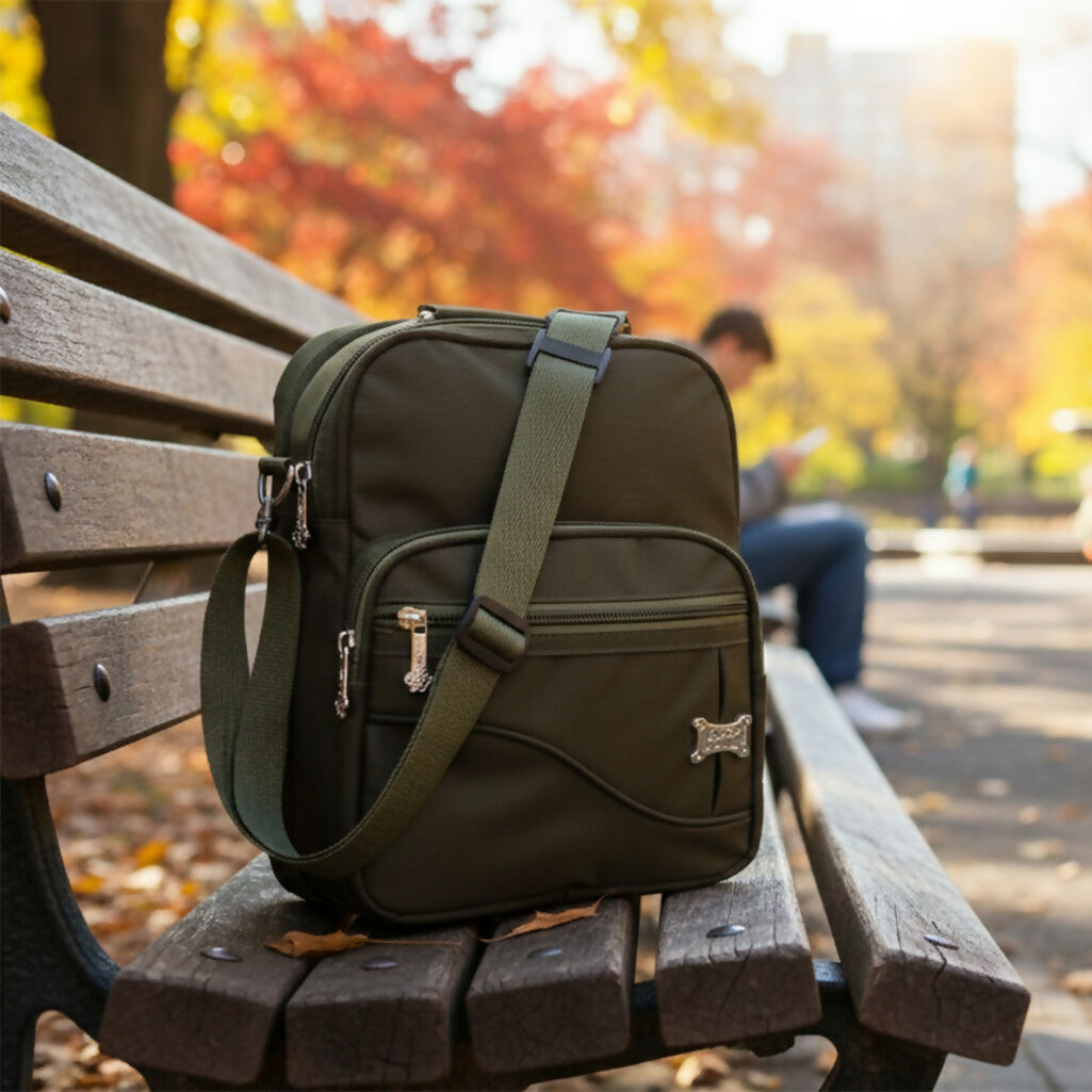 Durable Multicolor Tiffin Bag for Office & School | Multi-Pocket Lunch Bag with Adjustable Shoulder Strap | Lightweight & Water-Resistant Carry Bag