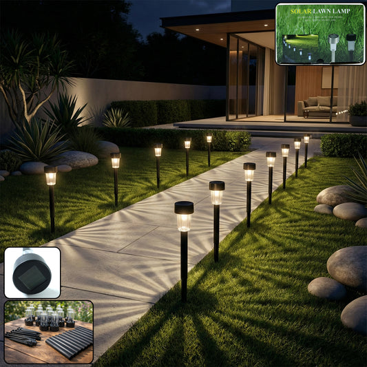 Solar Garden Stake Light Set