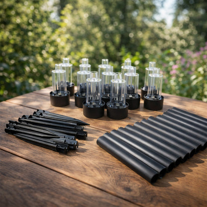 energy saving solar garden light set