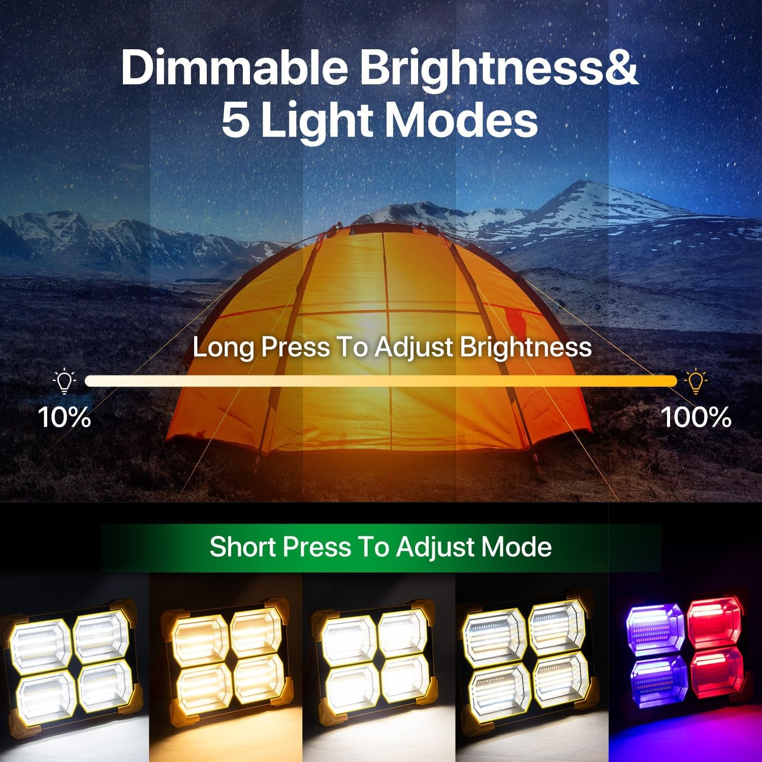 DeoDap High Power Solar LED Flood Light - lifestyle