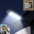 Solar LED Motion Sensor Wall Light with Remote Waterproof Outdoor (1 Set)