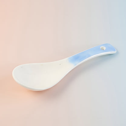 Premium Ceramic Serving Spoon (14 cm, 1 Pc)