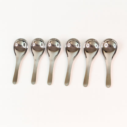 Apex Premium Stainless Steel Soup Spoon Set – 6 Pieces