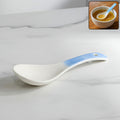 Ceramic Serving Spoon – Heat-Resistant 14 cm Ladle for Soups & Curries