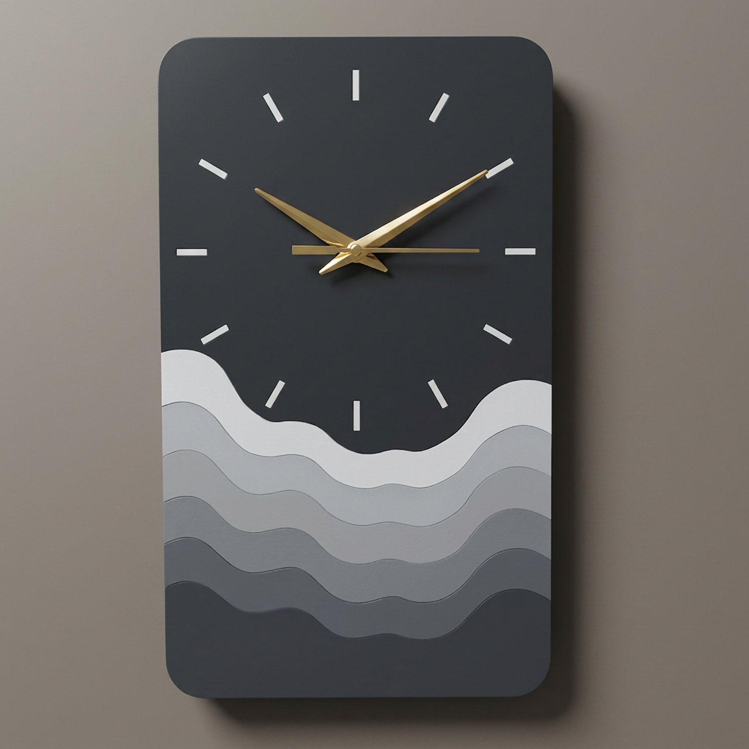 Rectangle Wave Clock 3
