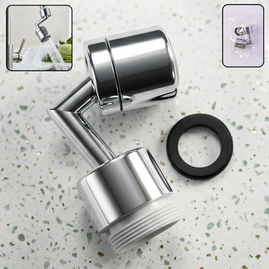 Chrome finish 1080 degree swivel faucet aerator for kitchen and bathroom sinks