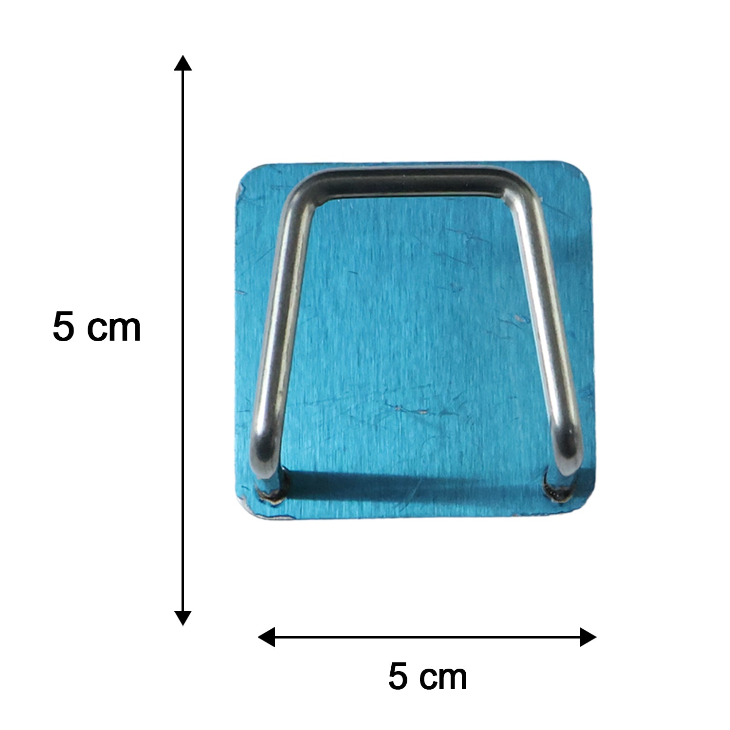 Size guide illustration for metal wall hook