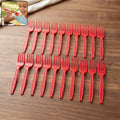 Reusable Plastic Fork 20 Pc Set Durable Dinner Forks Unbreakable (20 Pc Set)