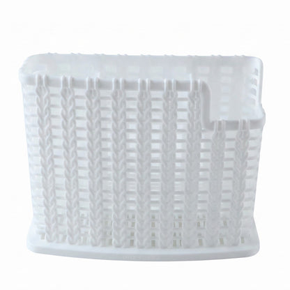 Plastic Cutlery Storage Organizer Basket with Drain Base for Kitchen (1 Pc)