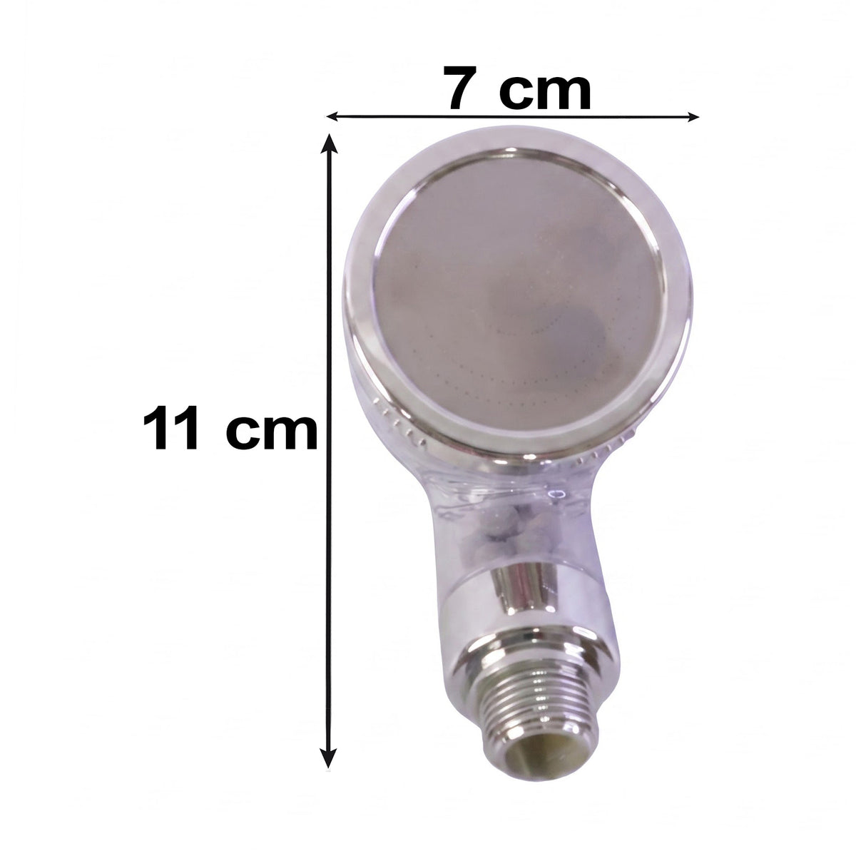High Pressure Handheld Shower Head Spray with Flexible Hose for Bathroom (1 Pc)