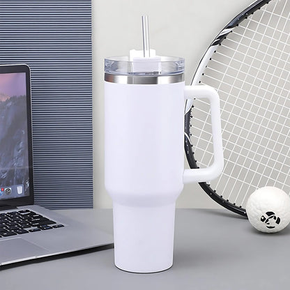 Customize / personalized White Extra Large Insulated Travel Mug (1200ML - 1 Pc)