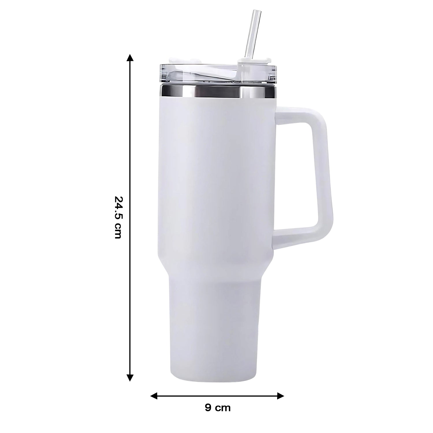 Premium Stainless Steel Vacuum Insulated Travel Mug  (890ML / 1 Pc)