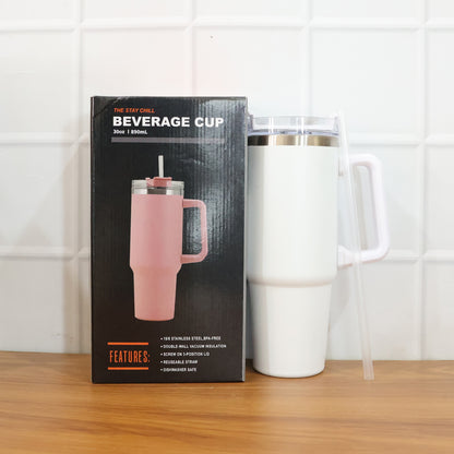 Premium Stainless Steel Vacuum Insulated Travel Mug  (890ML / 1 Pc)