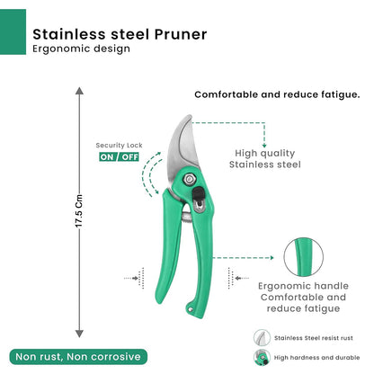 Garden Shears Pruners Scissor for Cutting Branches, Flowers, Leaves, Pruning Seeds