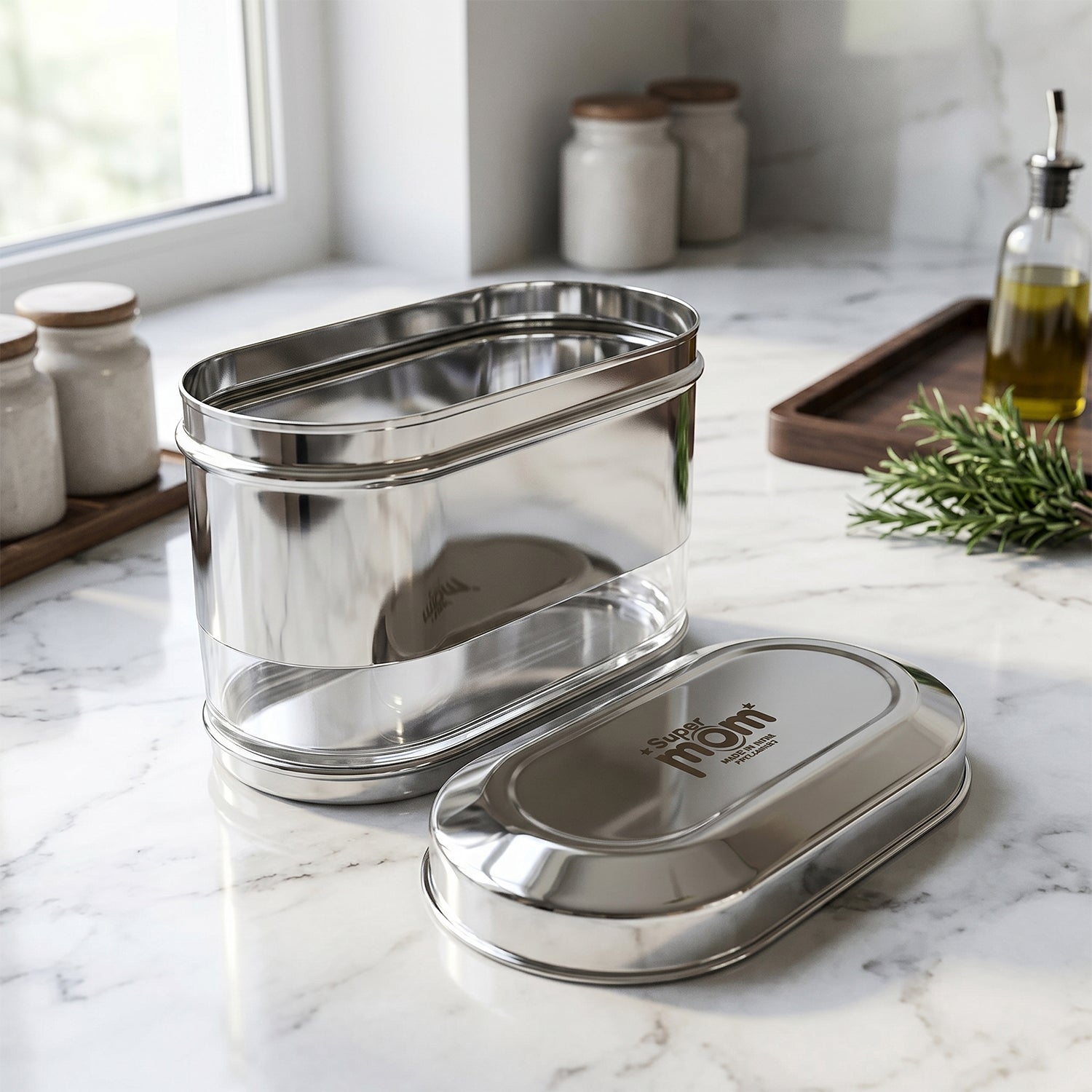 Snack Storage Canister with Airtight Lid