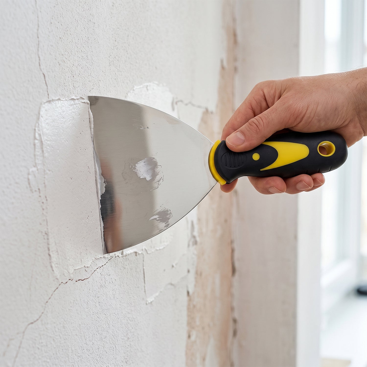 Stainless Steel Putty Scraper 145 MM Flexible Blade Wall Filler (1 Pc)