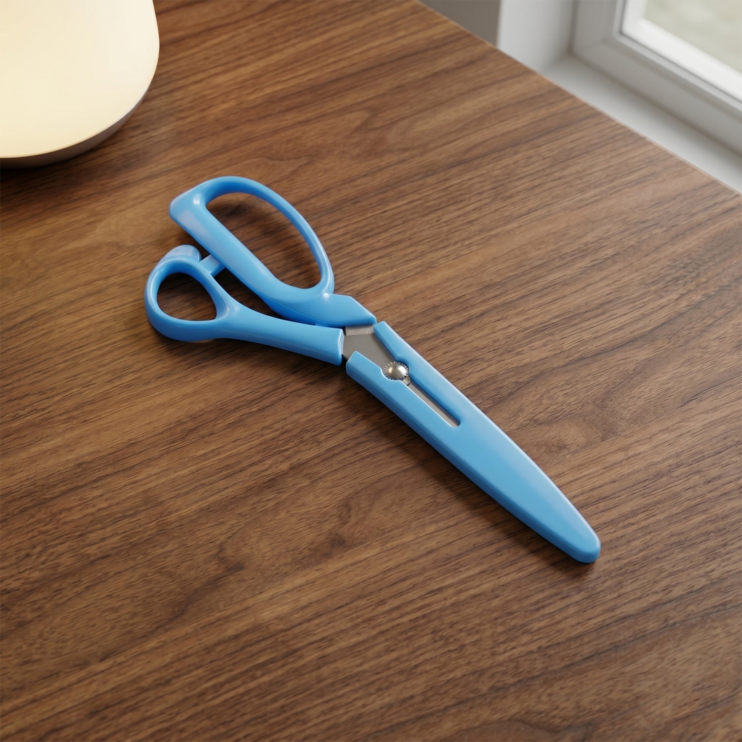 Stainless steel scissors open position