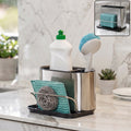 Stainless Steel Sink Caddy Organizer Rack Holder Kitchen Sponge Stand (1 Pc)